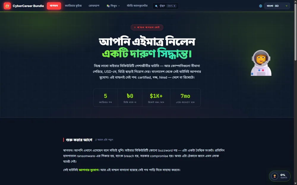 Career Bazar BD — CyberCareer Bundle