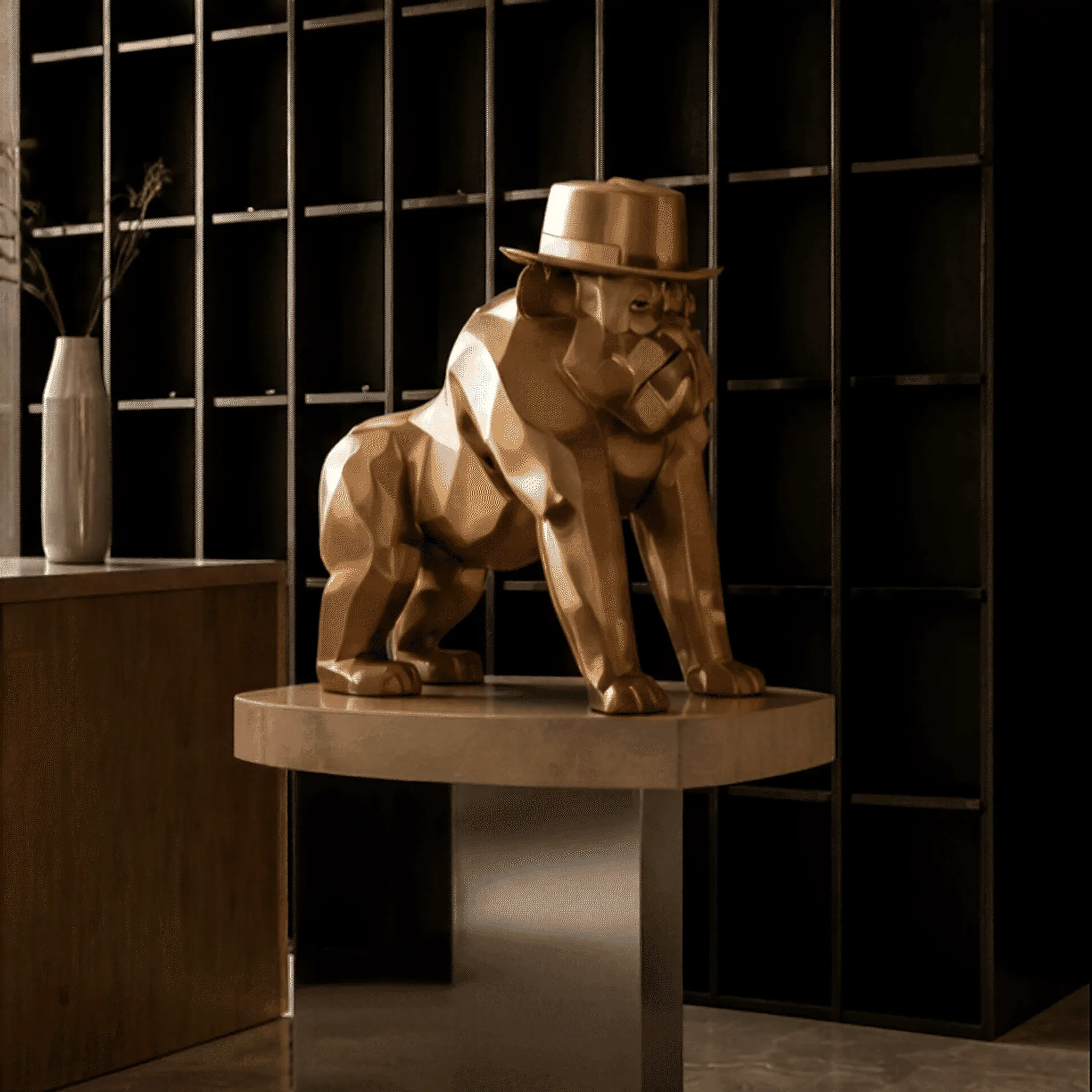 Dubai Private Villa — 09-sculpture
