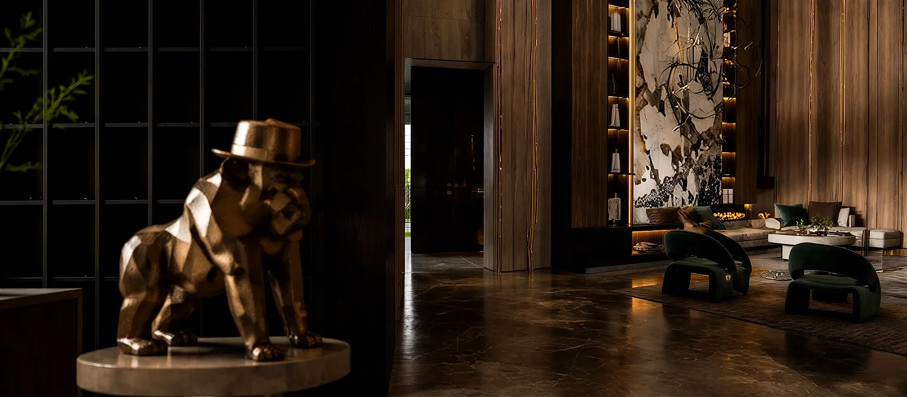 Dubai Private Villa — 10-hall