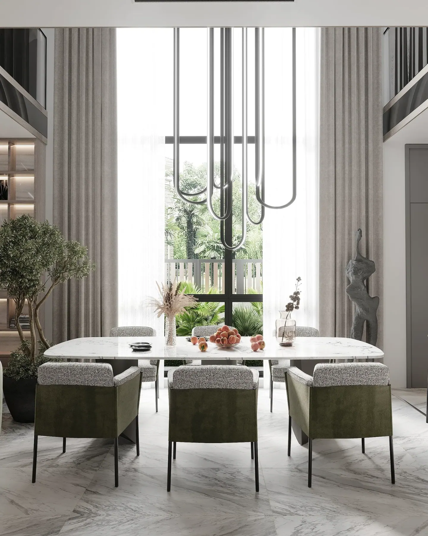 Modern Villa, Type A — 04-dining-green