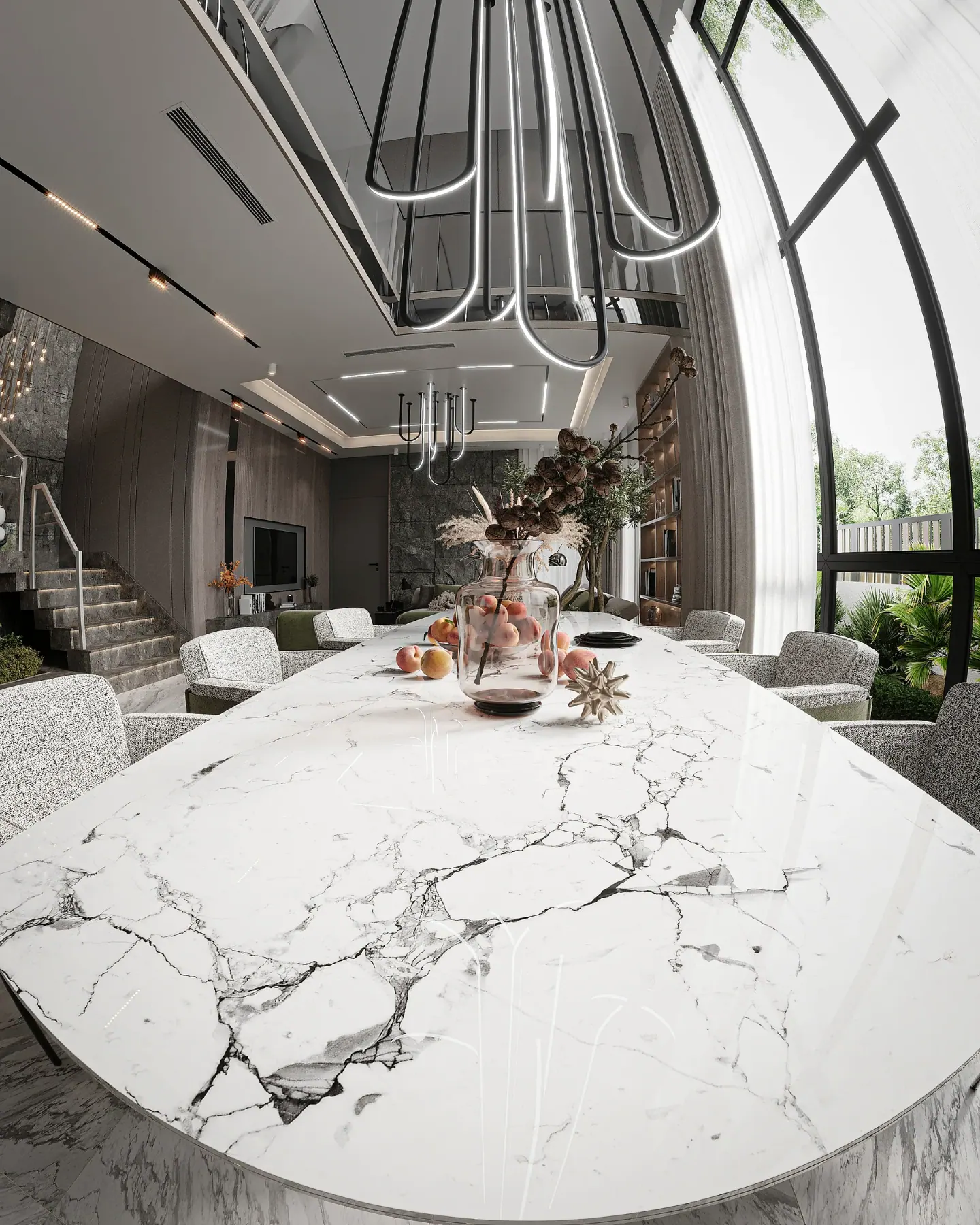 Modern Villa, Type A — 05-marble-table